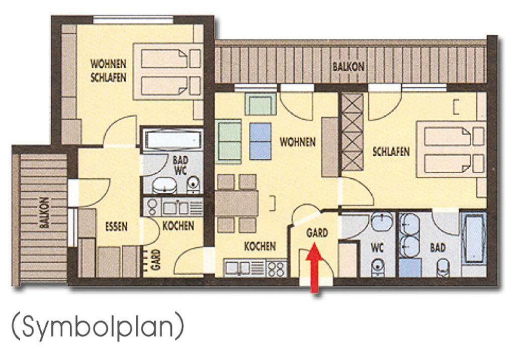 Top Tirol Appartement Huben  Szoba fotó