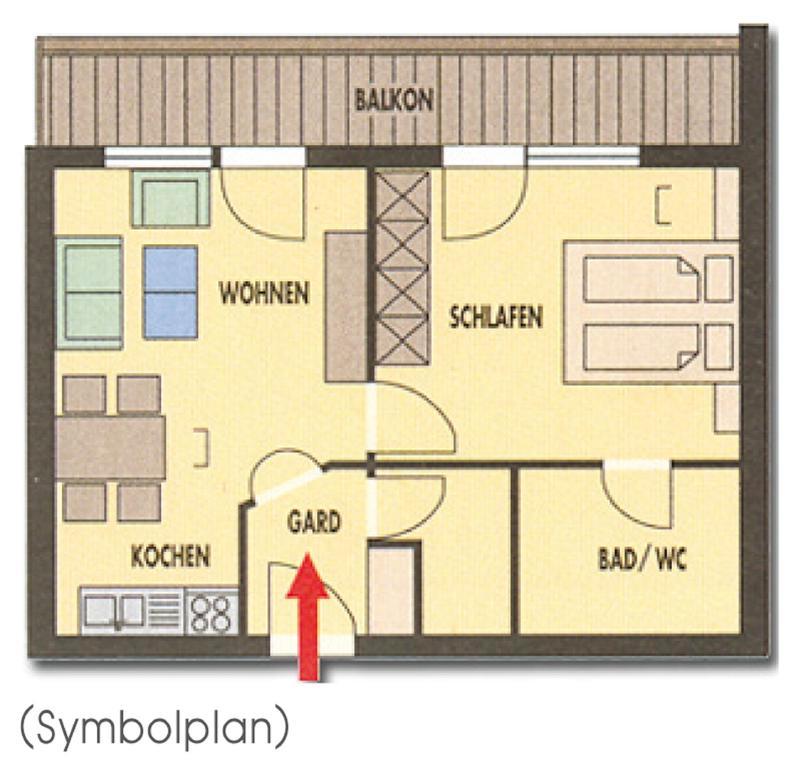 Top Tirol Appartement Huben  Szoba fotó